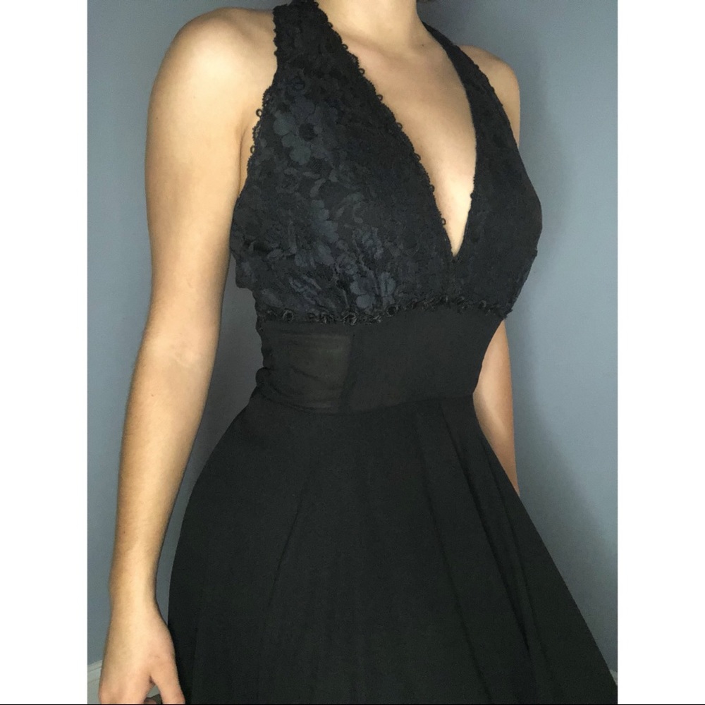Formal Lace Ankle Length Dress